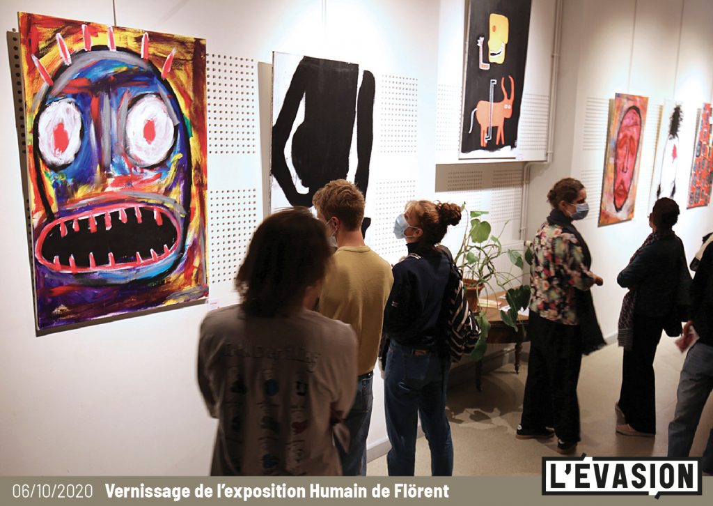 Vernissage de l'exposition Flörent à L'Évasion